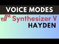 Synthesizer v hayden vocal modes first look dreamtonics dreamtonics synthesizer v tutorial