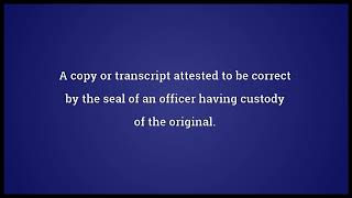 Exemplification Meaning