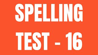SPELLING TEST - [Part 16] #shorts