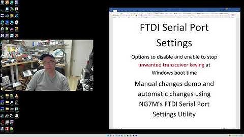 Fix FTDI USB to Serial Unwanted Transceiver Keying at Bootup