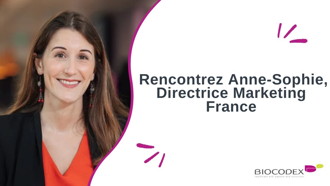 Rencontrez Anne-Sophie, Directrice Marketing France I Biocodex