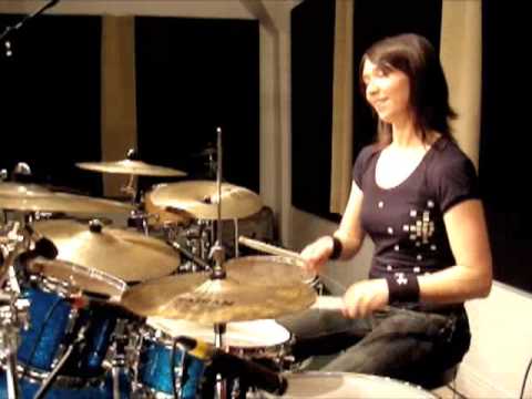 Emmanuelle Caplette on drum (June 2009)