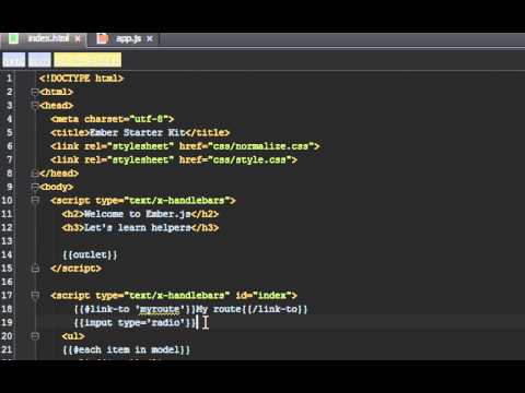 Mastering Ember Js - 13  Ember helpers