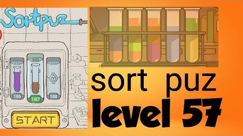 level 57 - sort puz game / puzzle game / hard level