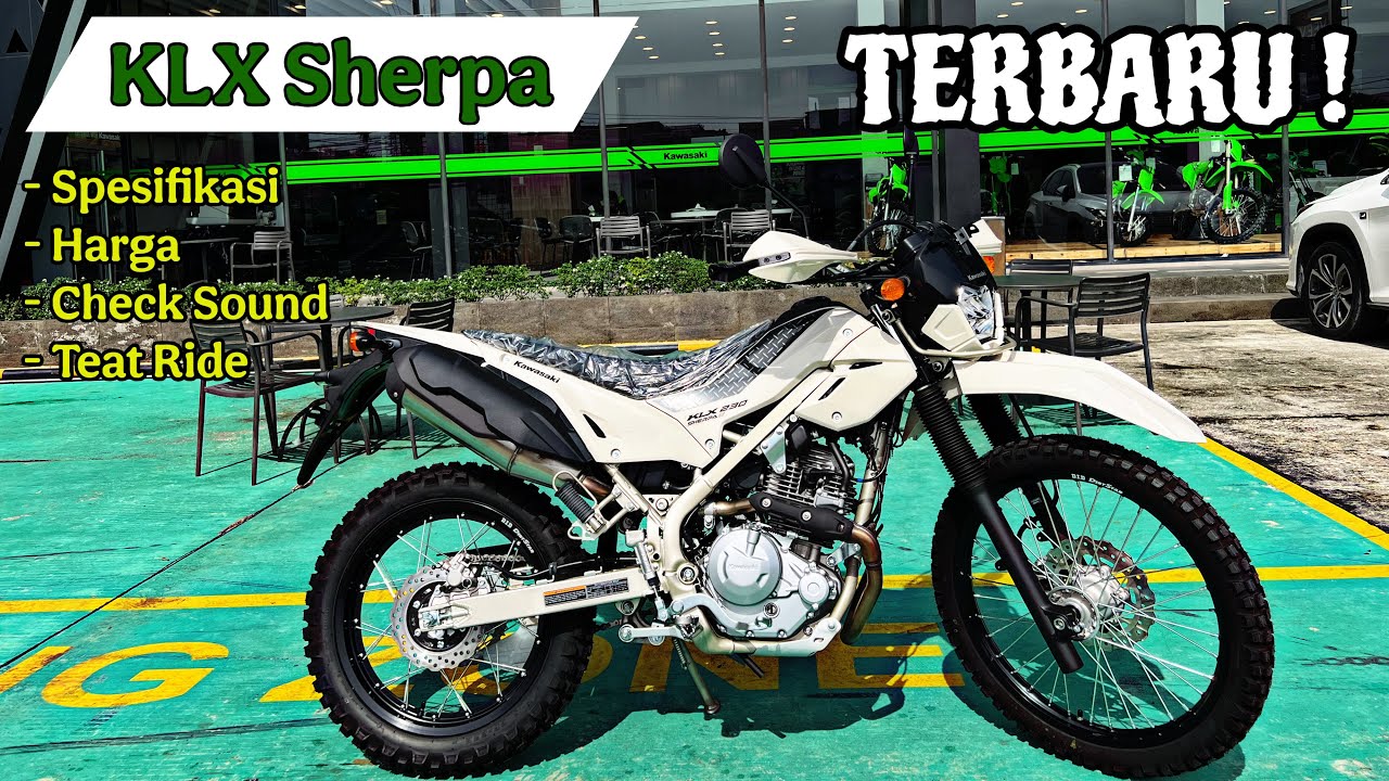 TERBARU ! KLX Sherpa, Tangguh Untuk 2 Medan.