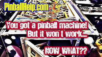 You got a pinball machine! Now What? Why Won