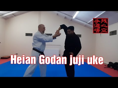 The Martial Minute - Heian Godan, An Option For The Juji Uke Sequence