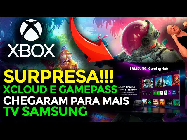 Xbox Cloud Gaming está chegando em mais TVs Samsung e com suporte