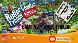 RollerCoaster Tycoon (RCT) Touch - Gameplay Walkthrough Part #3 - Level 11-14