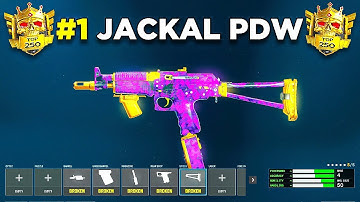 The #1 META JACKAL PDW Loadout for Warzone Ranked! 🔥 ( Best JACKAL PDW Class Setup )