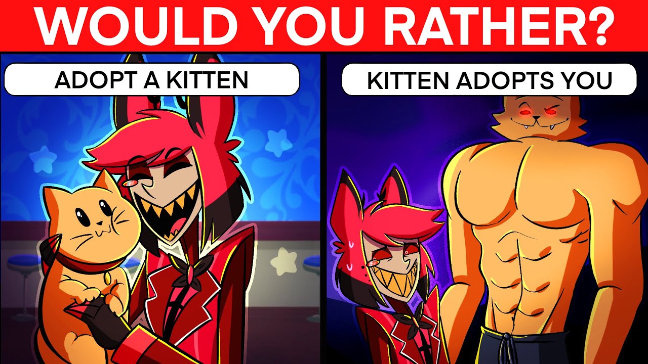 Hazbin Hotel WOULD YOU RATHER but WE REGRET EVERYTHING