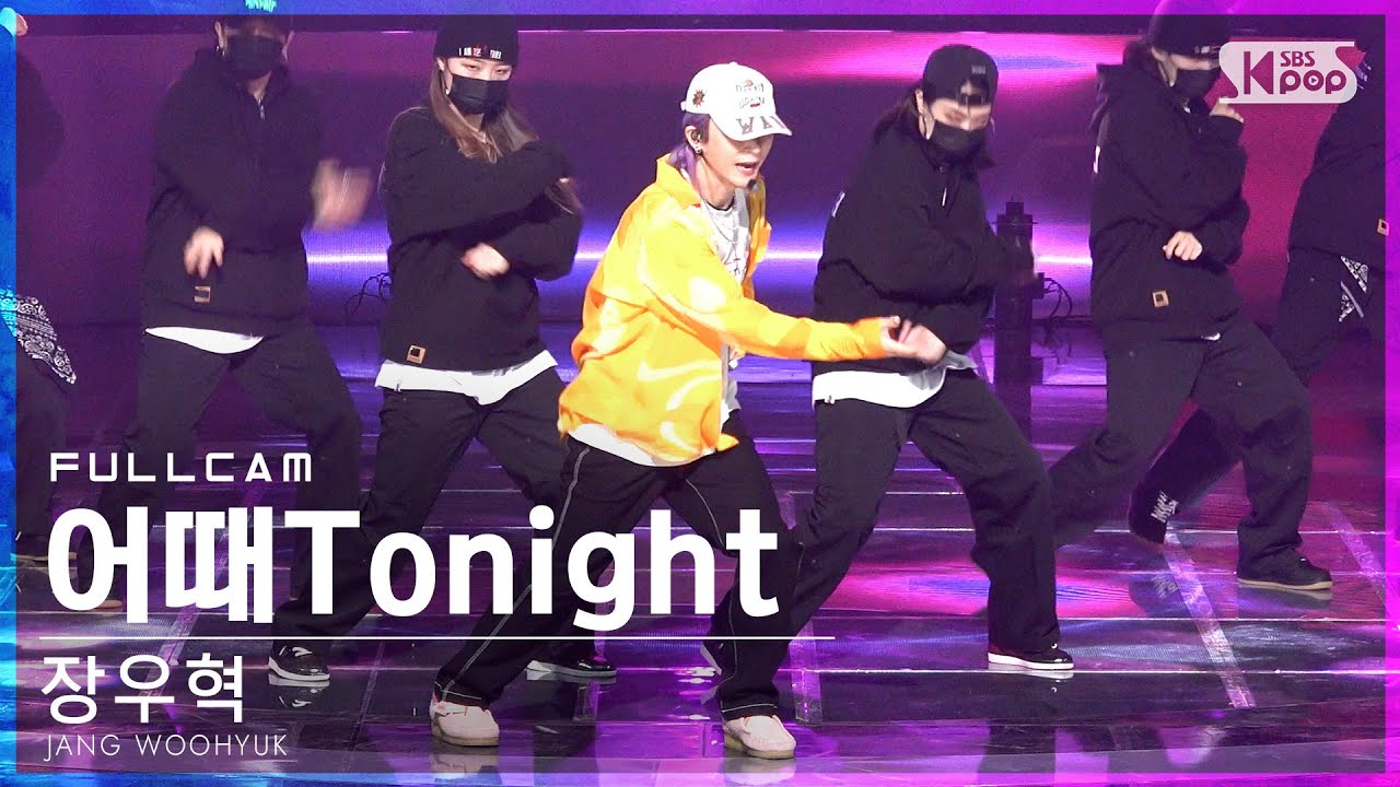 [안방1열 직캠4K] 장우혁 '어때Tonight' 풀캠 (JANG WOOHYUK 'TONIGHT' Full Cam)│@SBS Inkigayo_2021.11.28.