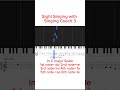 Sight read with singing voice coach #sightreading #duet