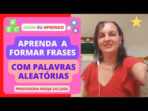 Vídeo: Como Fazer Uma Frase Correta