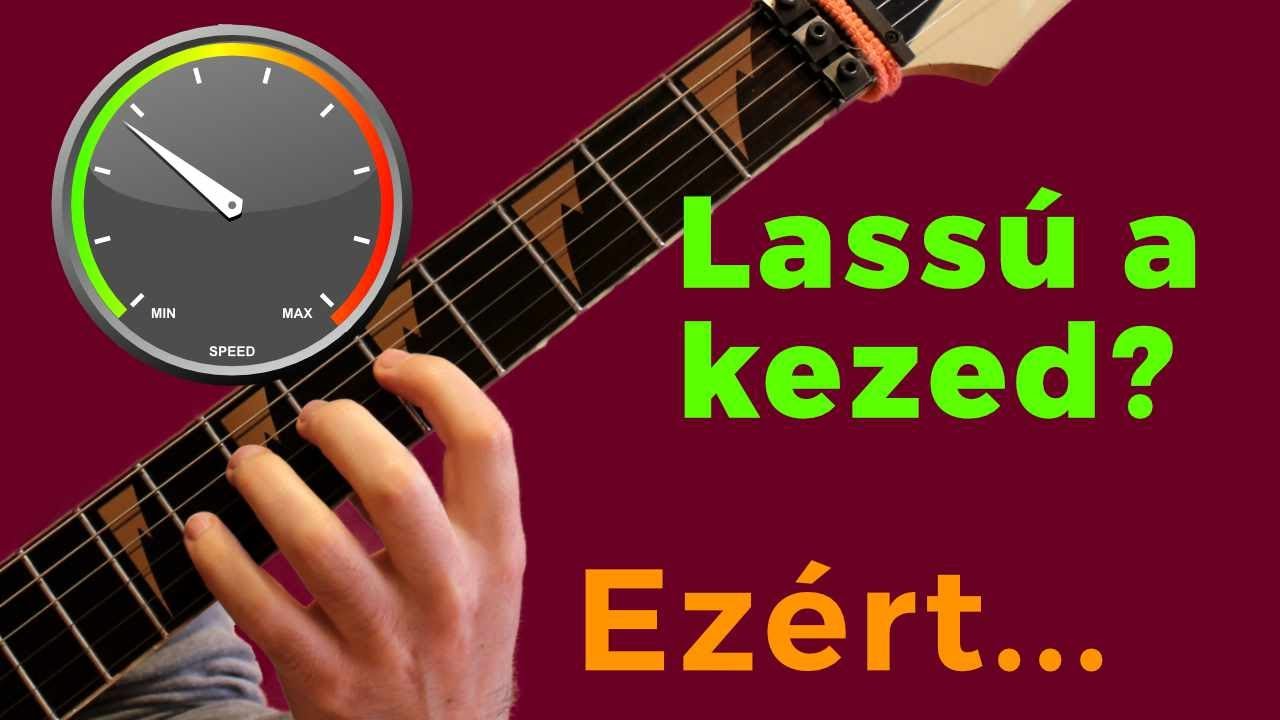 Lassú gitárjáték: az 5 leggyakoribb ok, ami a gitárjátékodat lassítja