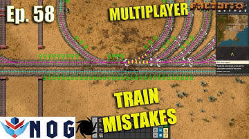 Factorio 1.0 Multiplayer 1K SPM Challenge Ep58 | Fixing Train Mistakes