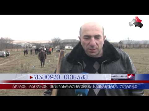 გორის მუნიციპალიტეტის გამგეობამ გამწვანების მორიგი აქცია ჩაატარა 29.11.2014