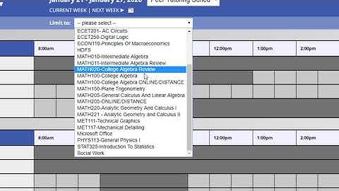 How to Make a Tutoring Appointment
