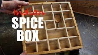 I made this masala dabba (Indian spice box) from reclaimed wood. check out the accompanying spoon video here: https://www.