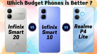 Details Infinix Smart 20 vs Infinix Smart 10 vs Realme P4 Lite 4G | Which Budget Phones is Better News
