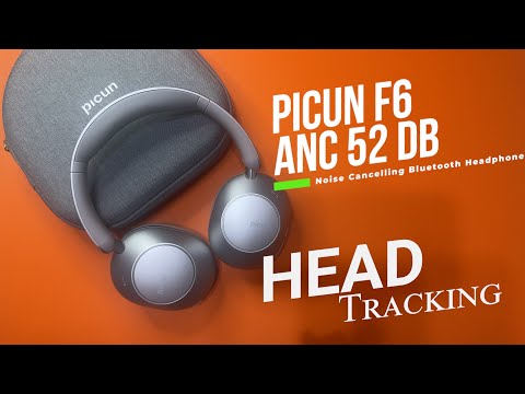 Идеальный звук Picun F6 с Head Tracking, 52 dB ANC и Bluetooth 5.4 в действии, обзор наушников