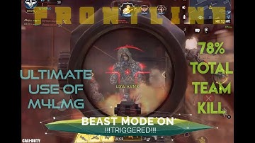 COD MOBILE: CRAZY KILLING SPREE WITH M4LMG |||38 KILLS||| FRONTLINE KILLHOUSE-IPAD GAME-PLAY