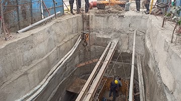 working microtunneling shaft