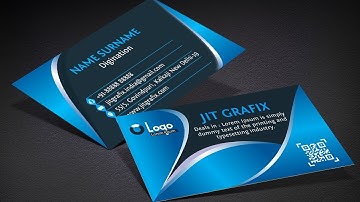 Professional Business Card Design New in Coreldraw Tutorial | Creative visiting card design latest