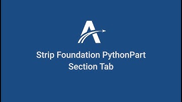 08. Section | Strip Foundation PythonParts in ALLPLAN