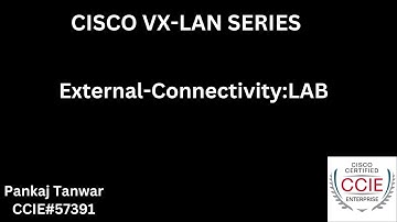 Lecture 17  CISCO VXLAN External Connectivity : CCIE 57391