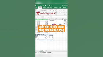 Phân tích dữ liệu Excel bằng biểu đồ trục động #reels #excel #tinhocvanphong #exceltips #exceltricks