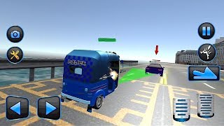 Police Tuk Tuk Auto Rickshaw Game || Tuk Tuk Auto Rickshaw Game || Rickshaw Chasing Game screenshot 1