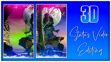 3D Trending Full Screen Status Video Editing | Behind Object Status Video Editing | Alight Motion