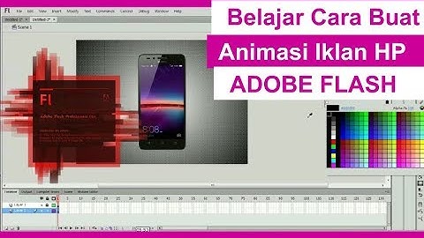Belajar Cara Buat Animasi  Iklan HP adobe Flash