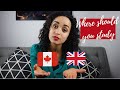 canada vs uk for international students