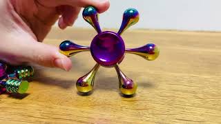 ハンドスピナーの水道を買ったので民族とどっちが回るか試してみたよ‼️