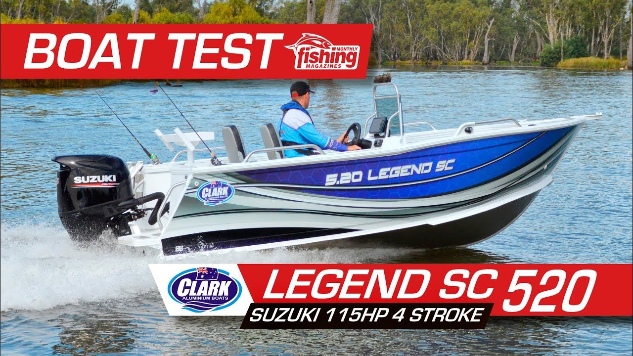 Clark 520 Legend SC with a 115hp Suzuki Outboard