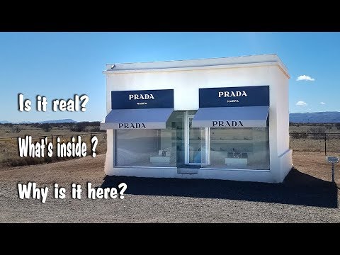 PRADA Store in the Texas Desert