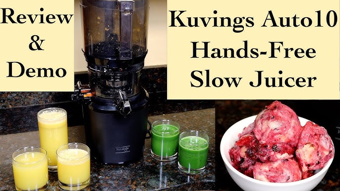 Kuvings REVO830 The Dark Knight Whole Slow Juicer, fruit, carrot, juice,  vegetable