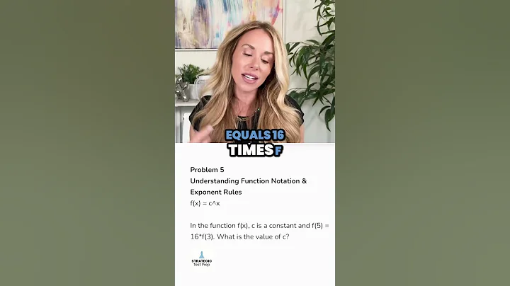 SAT Math prediction: expect exponent rules AND function notation to show up!