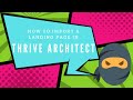 How To Import A Landing Page Template In Thrive Architect