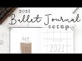 2021 Bullet Journal Setup | Plan With Me Yearly Setup