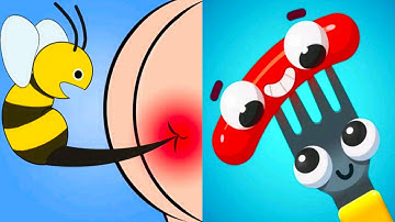 Help Me Tricky Story vs ForkNSausage - All Levels Gameplay (Android,iOS) Part 1