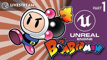 Remaking Bomberman in Unreal Engine 5 LIVE - Part 1 - Maze and Bombs