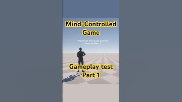 Mind-Controlled Game gameplay part 1 #unity #gamedev #bci