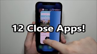 iPhone 12 How to Close Apps & Multiple Apps!