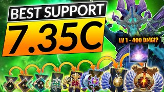 BEST SUPPORT HERO of 7.35C - This Build FARMS MMR - Dota 2 Leshrac Guide