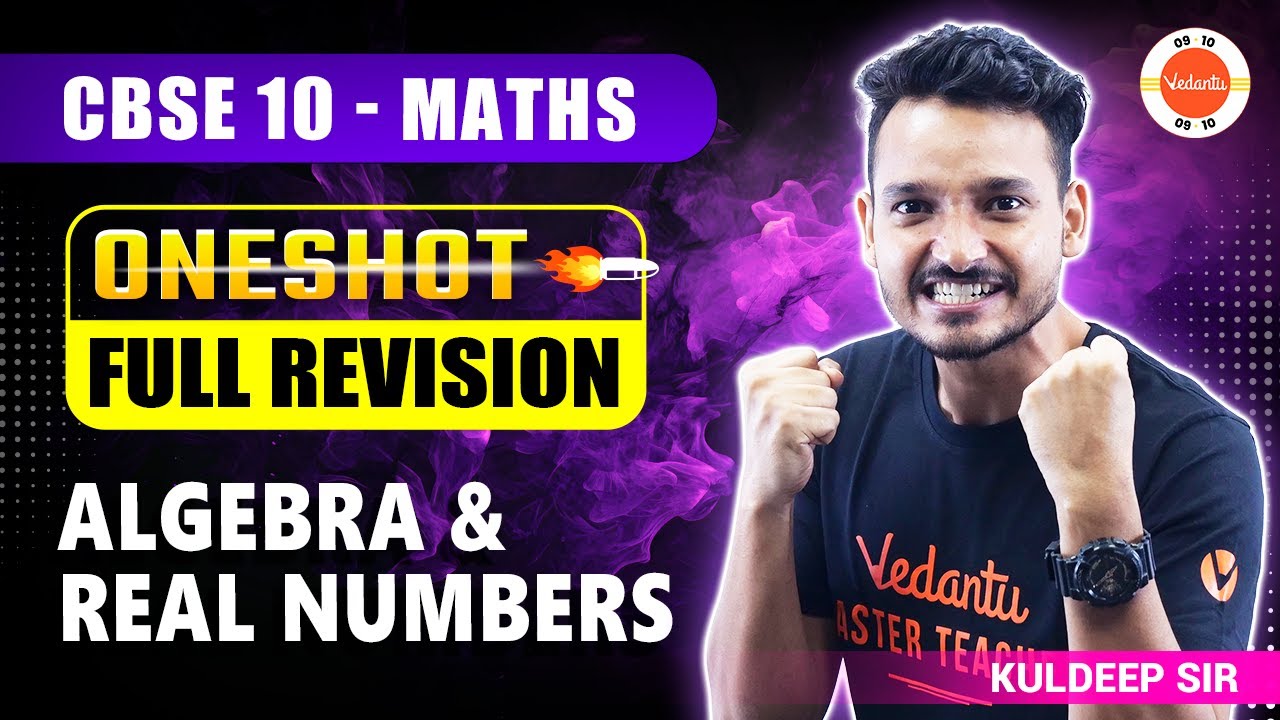 Algebra & Real Number in One Shot! 🎯 Full Maths Revision Class 10 🔥 ...
