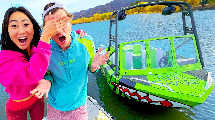 SURPRISING MY CRUSH WITH HIS DREAM BOAT!!