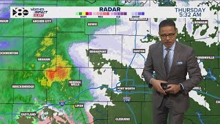 Wintery weather begins moving into North Texas Thursday morning